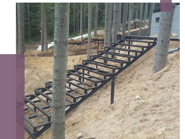 Монтаж металлических лестниц в Тихвине от 14480 руб. 