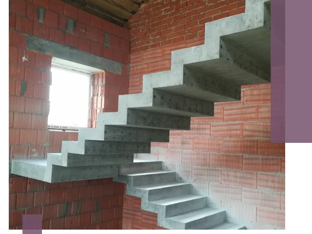 Бетонные лестницы под ключ в Тихвине: монтаж, демонтаж, ремонт