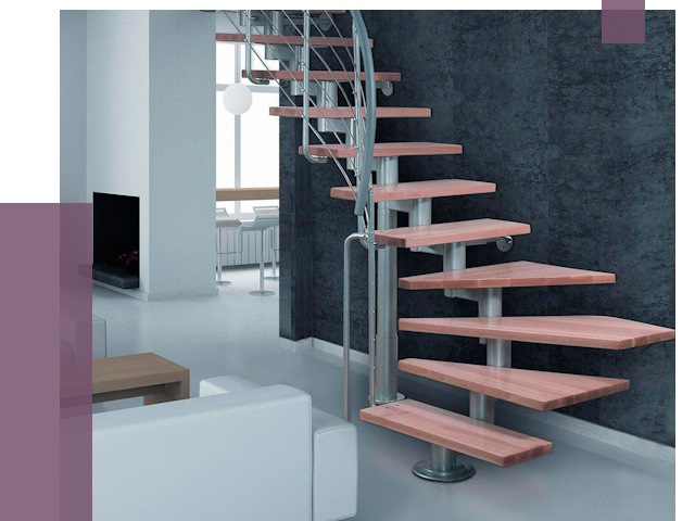 Модульные лестницы в Тихвине от 18031 руб. — купить в ПРОЛЁТ-Тхв