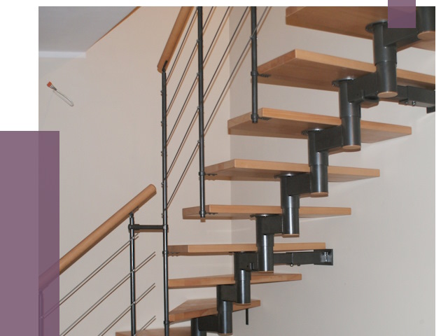 Изготовление модульных лестниц в Тихвине от 12294 руб. 