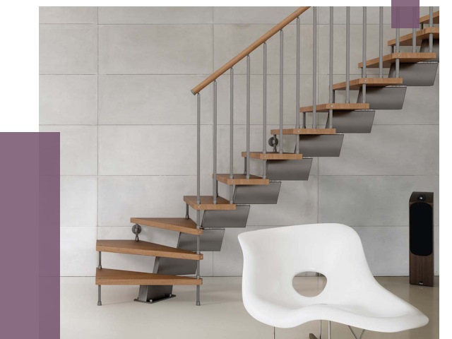 Монтаж модульных лестниц в Тихвине от 6775 руб. 