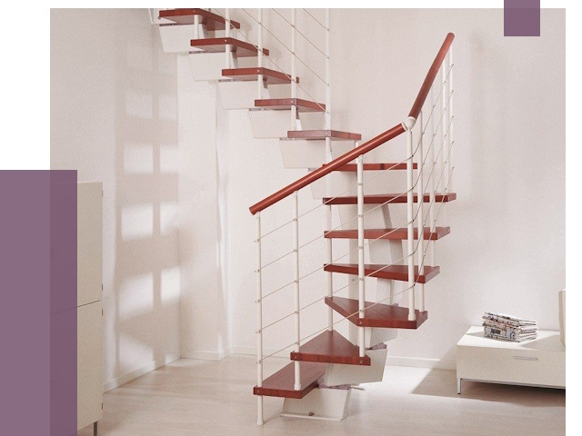 Изготовление лестниц на больцах в Тихвине от 10382 руб. | ПРОЛЁТ-Тхв