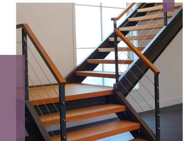 Изготовление лестниц на металлокаркасе в Тихвине от 20217 руб. | ПРОЛЁТ-Тхв