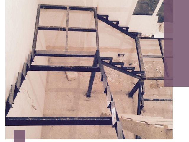 Монтаж лестниц на металлокаркасе в Тихвине быстро и качественно