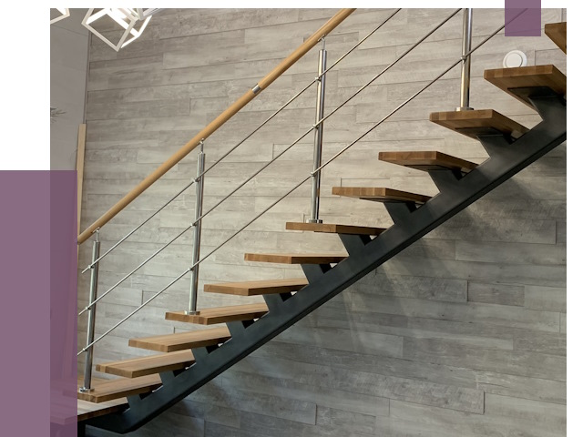 Изготовление лестниц на монокосоуре в Тихвине от 81414 руб. 