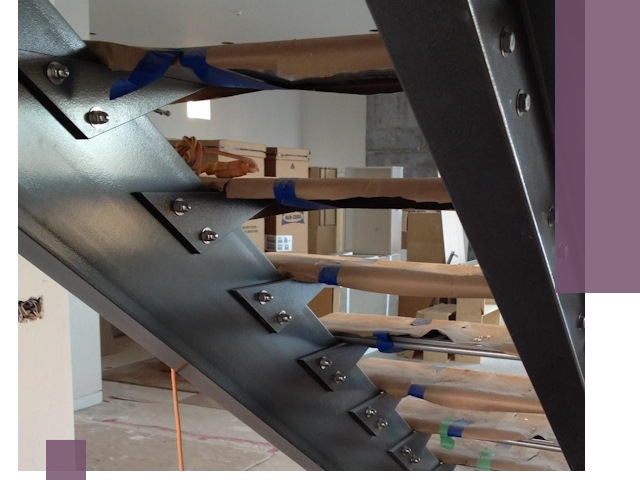 Усиление лестничных конструкций и усиление опор в Тихвине