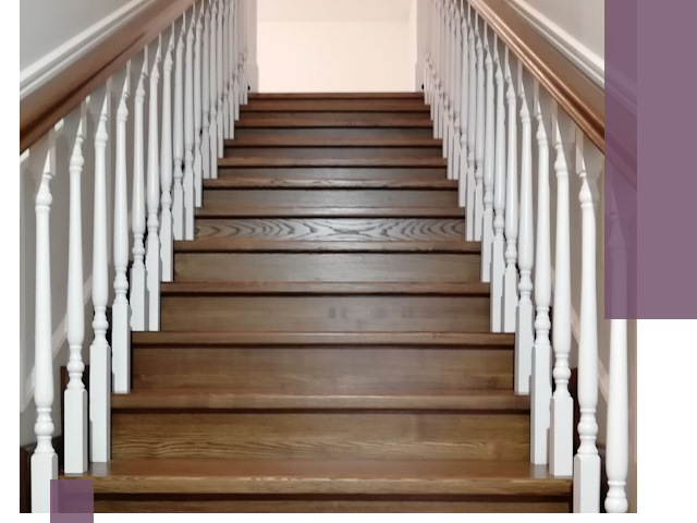 Лестницы из ясеня на заказ в Тихвине — изготовление и монтаж