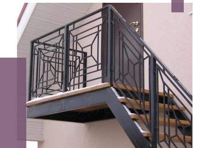Металлические перила в Тихвине от 4590 руб.  | ПРОЛЁТ-Тхв