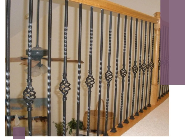 Изготовление и монтаж кованных перил в Тихвине под ключ