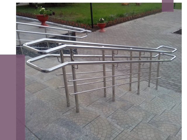 Перила для инвалидов в Тихвине от 8109 руб. под ключ | ПРОЛЁТ-Тхв