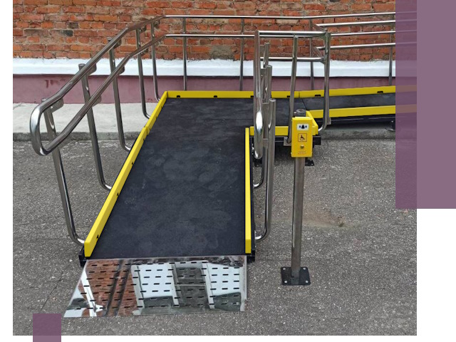 Изготовление наклонных пандусов для инвалидов в Тихвине