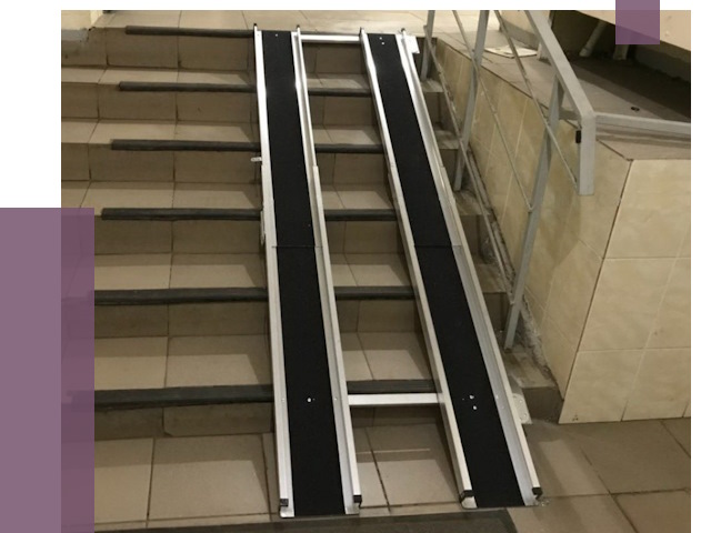 Установка пандуса в подъезд в Тихвине от 8524 руб. под ключ | ПРОЛЁТ-Тхв