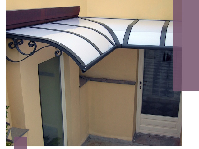 Монтаж козырьков любой сложности в Тихвине под ключ