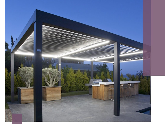 Навесы отдельно стоящие под ключ в Тихвине из металла и поликарбоната