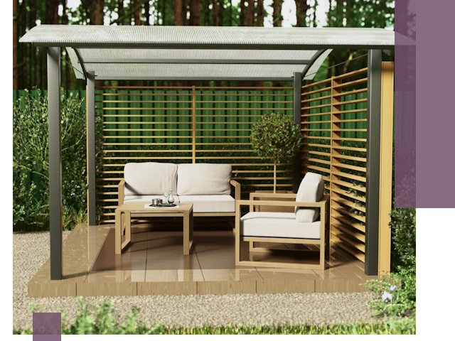 Навесы для дачи в Тихвине: изготовление, монтаж и демонтаж