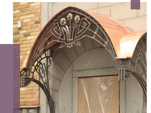 Арочные козырьки в Тихвине от 15572 руб. 