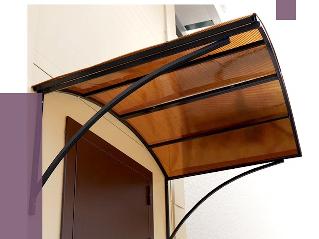 Недорогие козырьки в Тихвине от 8109 руб.  | ПРОЛЁТ-Тхв