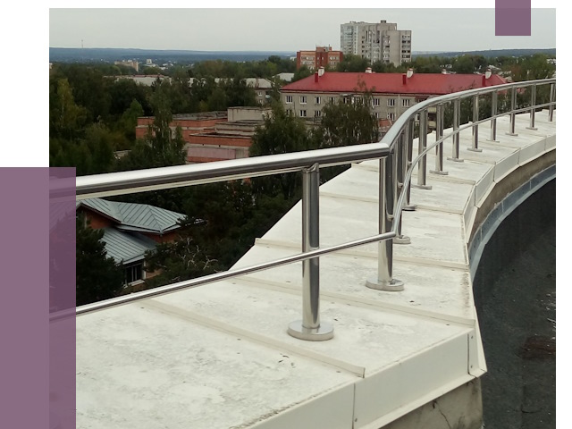 Парапеты и ограждения кровли в Тихвине от 5300 руб.