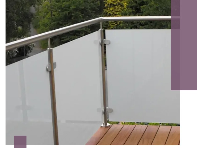 Алюминиевые парапеты для балконов и террас в Тихвине