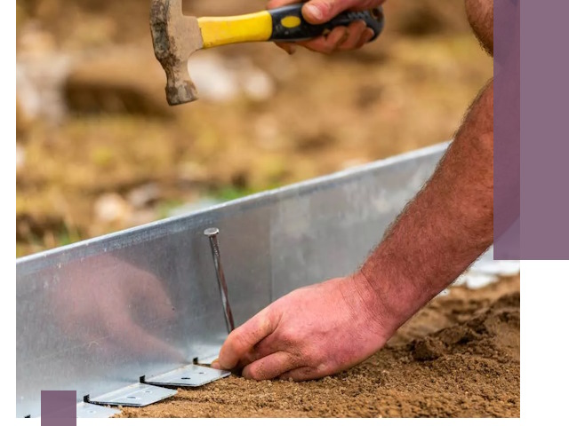 Монтаж металлических бордюров в Тихвине быстро и качественно