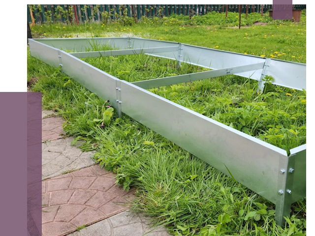 Металлические бордюры для грядок в Тихвине от 1912 руб.