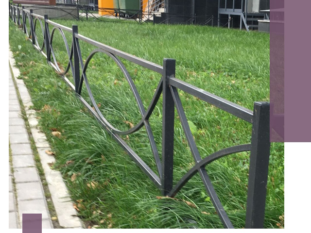 Газонные ограждения из металла в Тихвине — монтаж и продажа