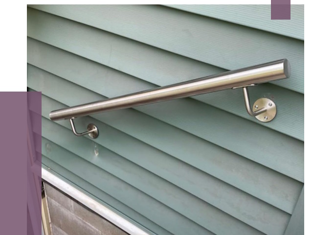 Поручни из нержавеющей стали в Тихвине от 8196 руб.  | ПРОЛЁТ-Тхв